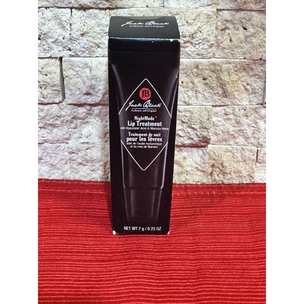 Jack Black NightMode Lip Treatment Hyaluronic Acid 7g 0.25oz Sample Size New NIB